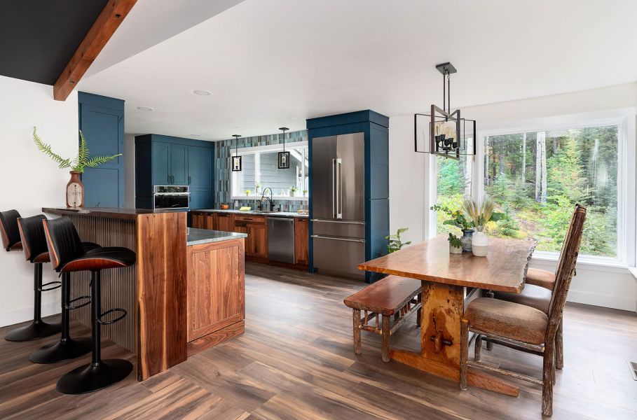 Showplace Cabinetry Painted Shaker Cabinets And Walnut Cabinets